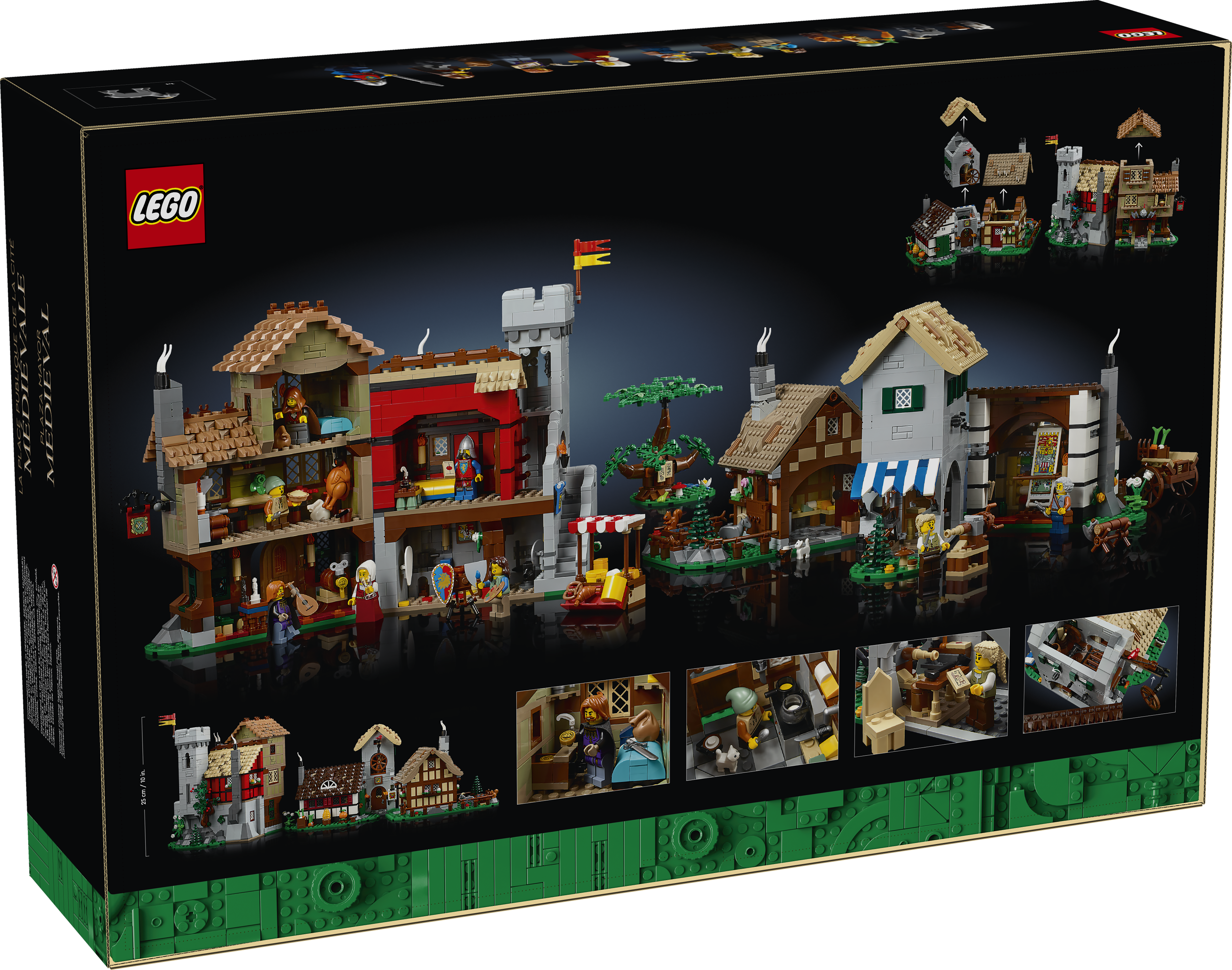 10332 LEGO Icons Medieval Town Square unveiled with over 3,000