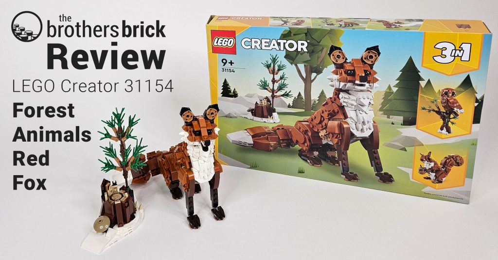 LEGO Creator 3-in-1 31154 Forest Animals: Red Fox - What does the