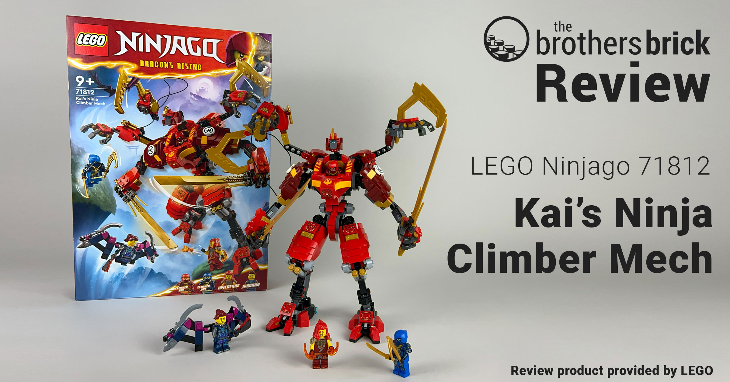 LEGO Ninjago 71812 Kai's Ninja Climber Mech [REVIEW] - The
