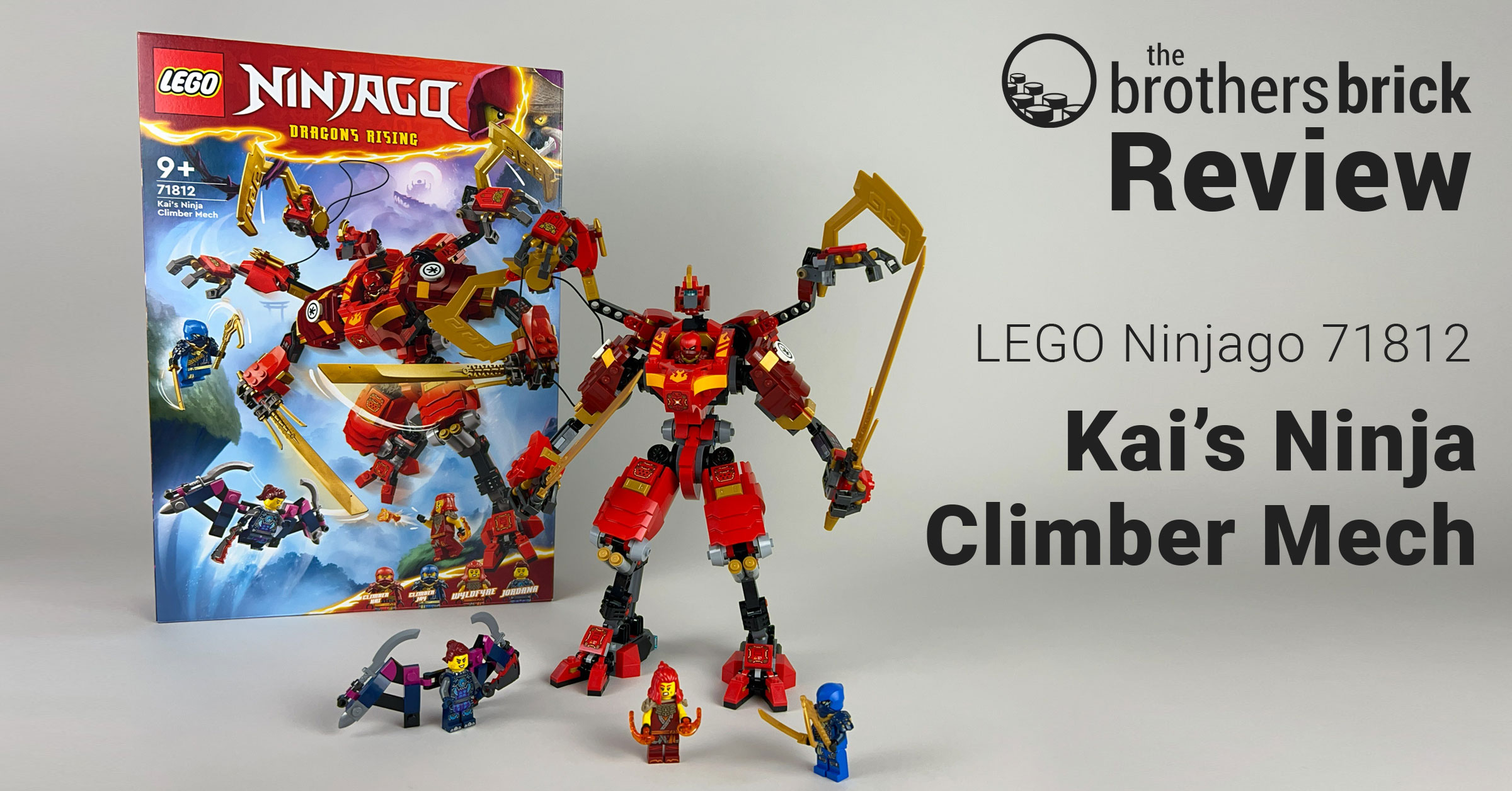 LEGO Ninjago 71812 Kai's Ninja Climber Mech [REVIEW] - The