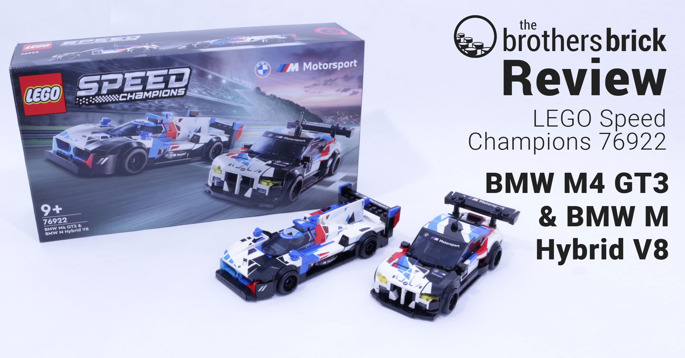 LEGO Speed Champions 76922 BMW M4 GT3 & BMW M Hybrid V8: A double