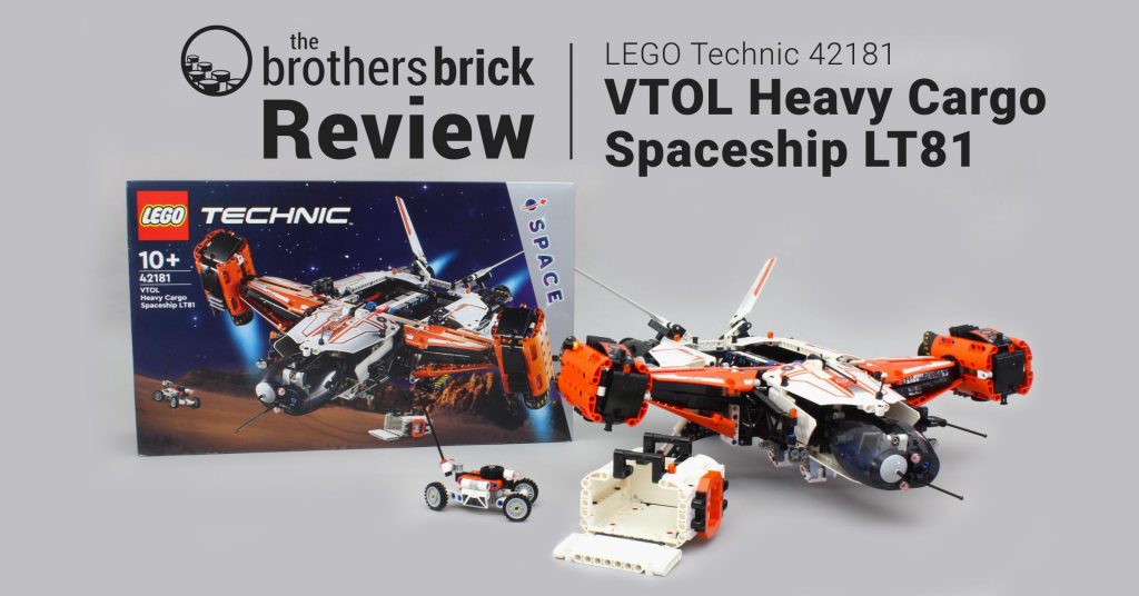 LEGO Technic 42181 VTOL Heavy Cargo Spaceship LT81 - Super