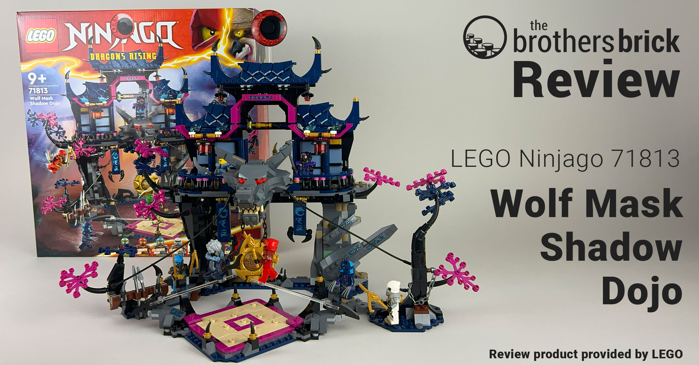 LEGO Ninjago 71813 Wolf Mask Shadow Dojo [REVIEW] - The Brothers