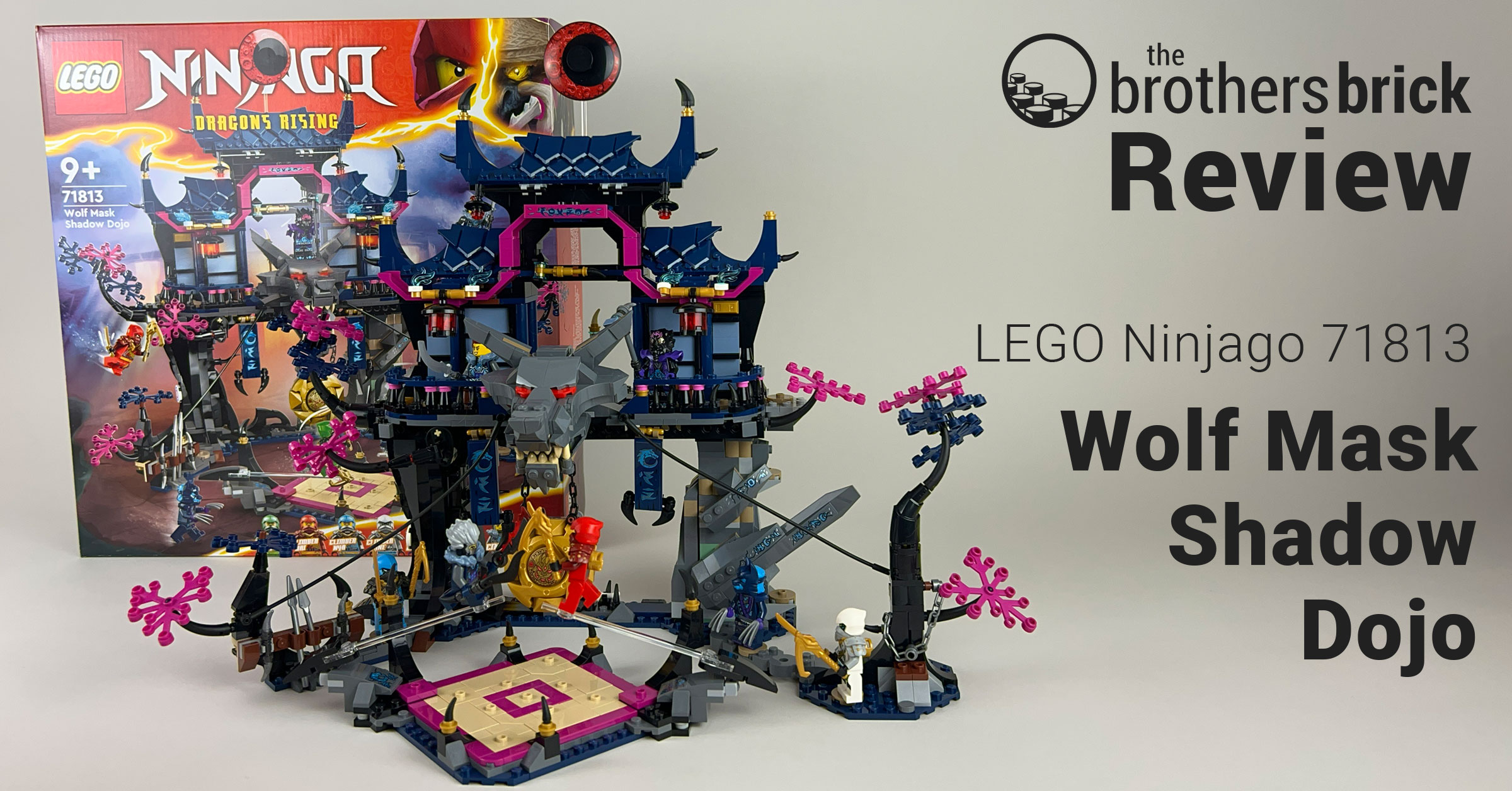 LEGO Ninjago 71813 Wolf Mask Shadow Dojo [REVIEW] - The Brothers