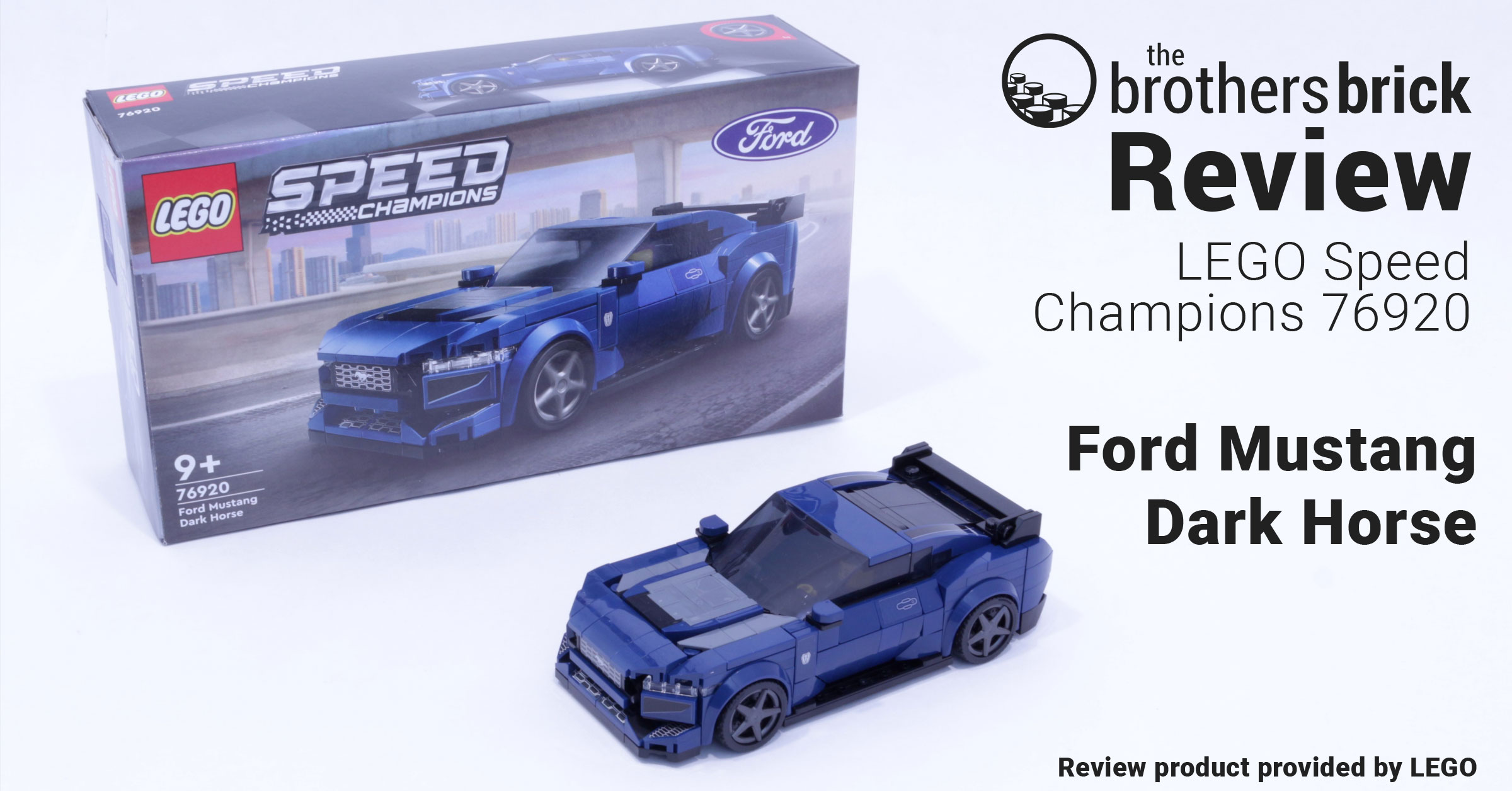 LEGO Speed Champions 76920 Ford Mustang Dark Horse: By name and