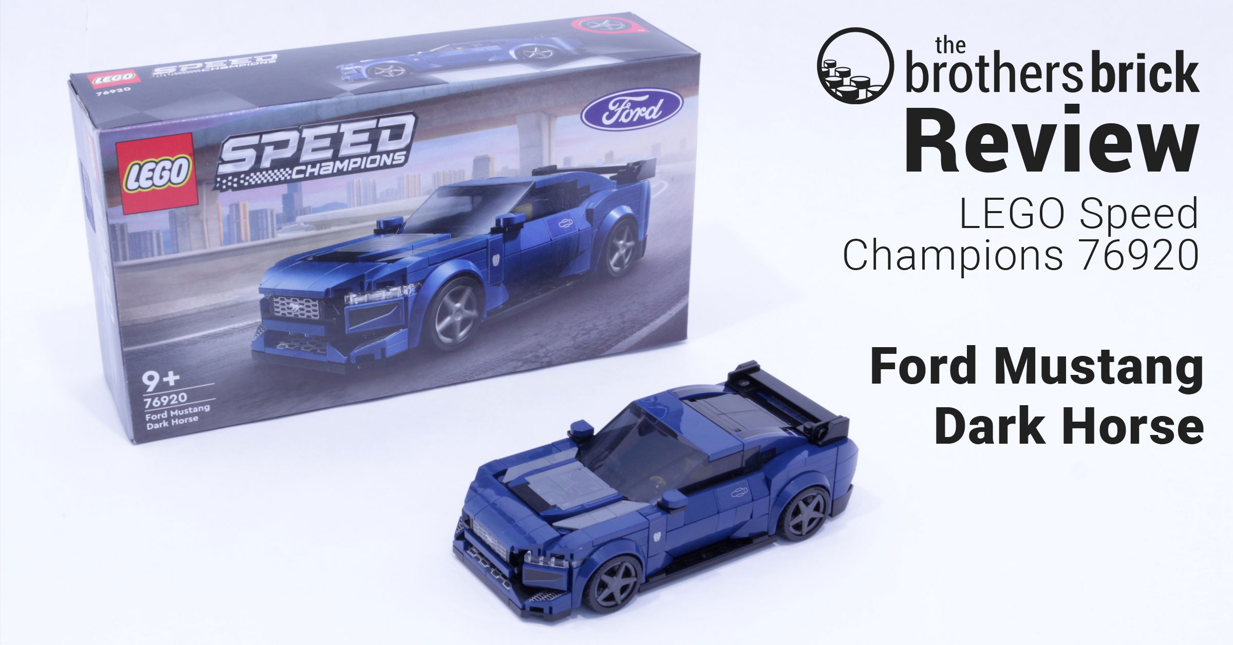 LEGO Speed Champions 76920 Ford Mustang Dark Horse: By name and