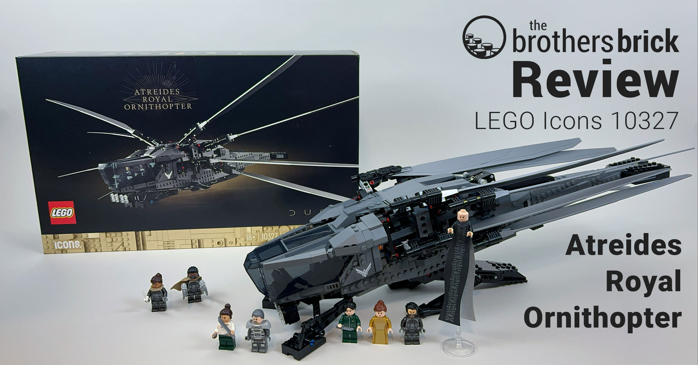 LEGO Icons 10327 Dune Atreides Royal Ornithopter [REVIEW] - The