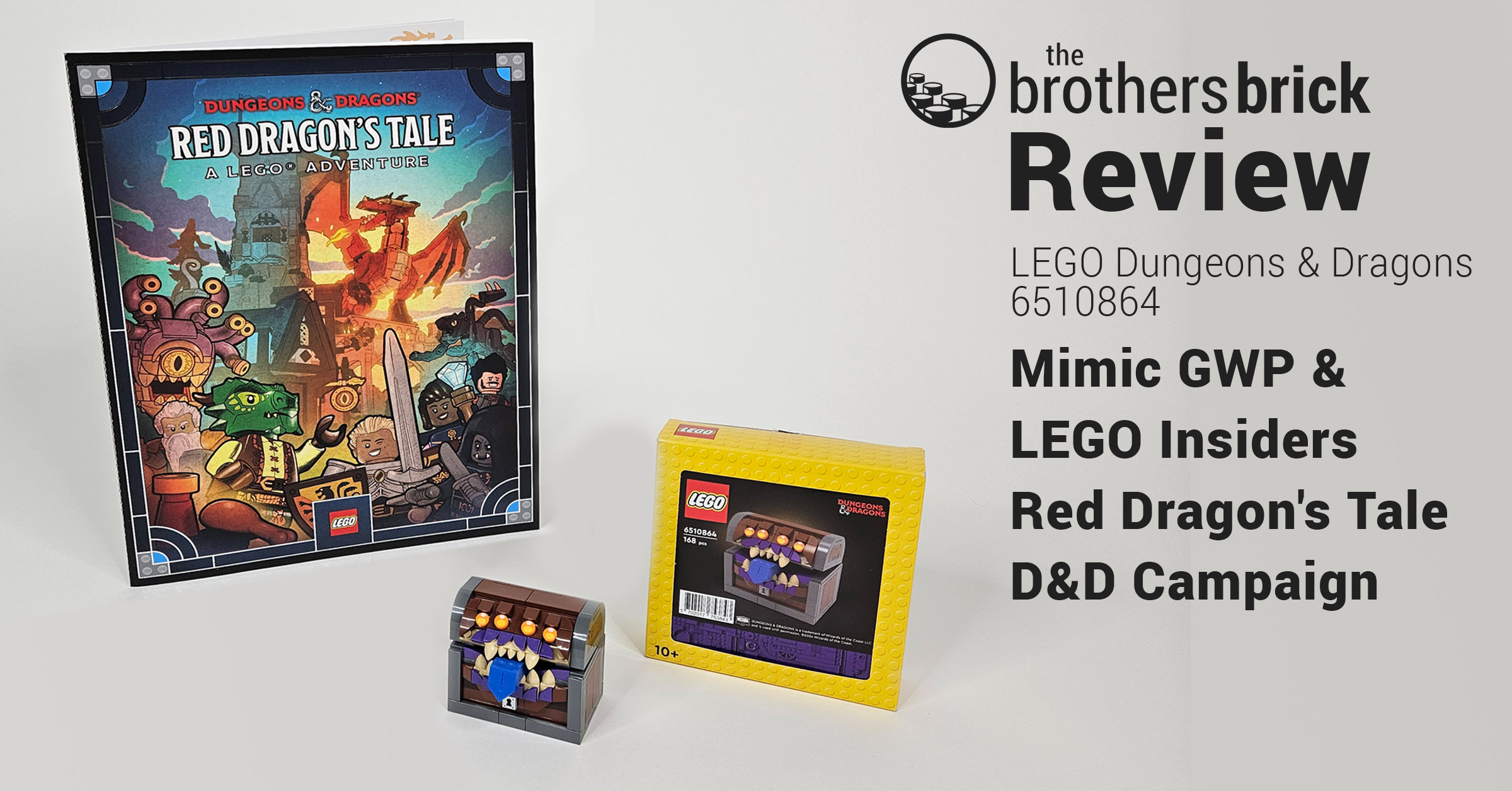 LEGO Dungeons & Dragons 6510864 Mimic GWP and Red Dragon's Tale