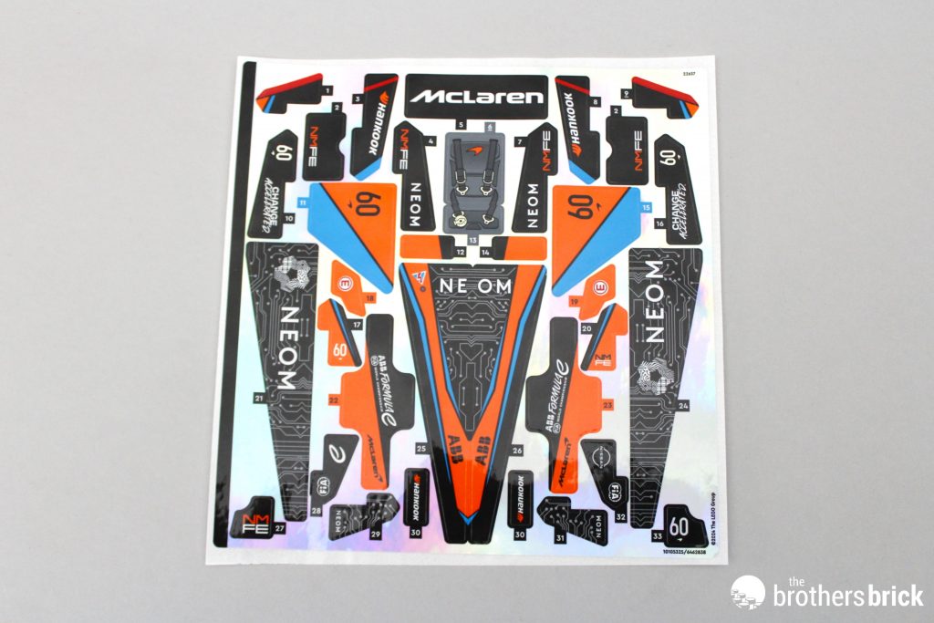 LEGO Technic 42169 NEOM McLaren Formula E Race Car - A pull-back