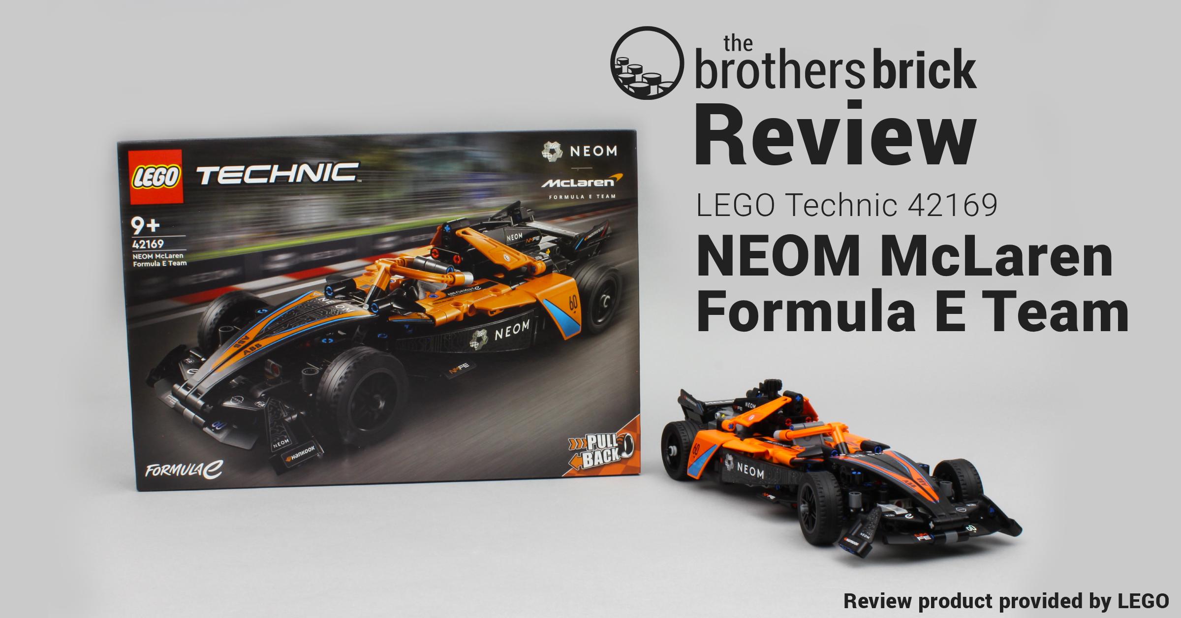 LEGO Technic 42169 NEOM McLaren Formula E Race Car - A pull-back