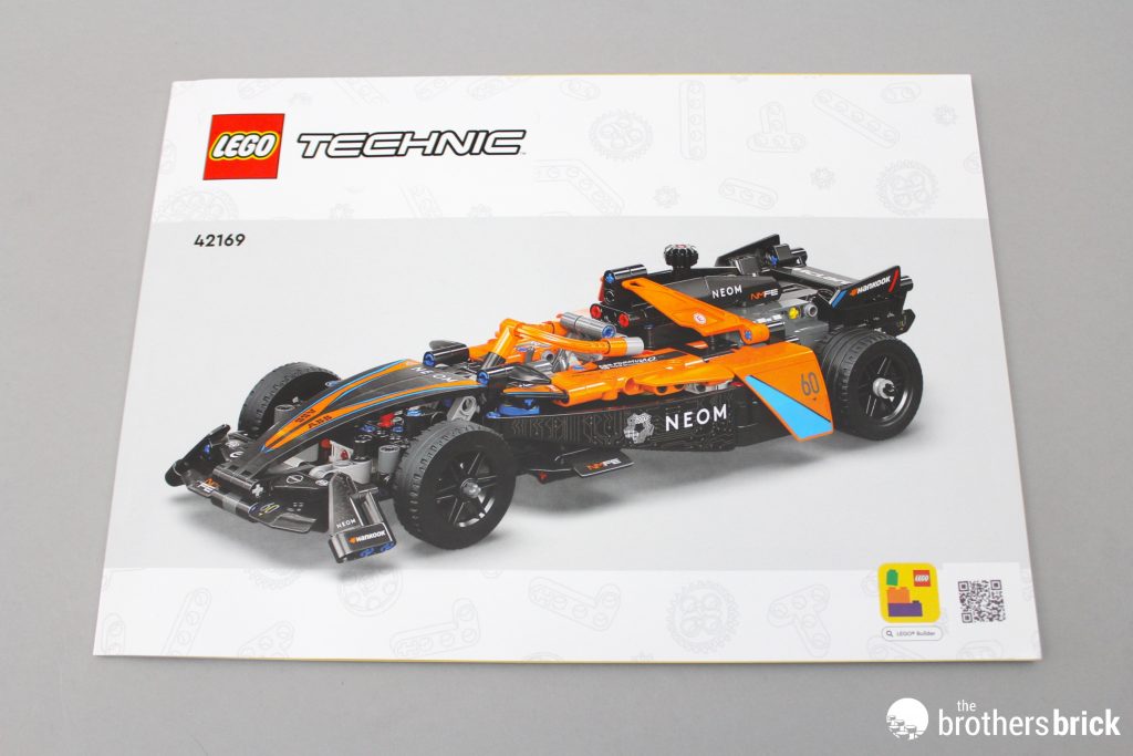 LEGO Technic 42169 NEOM McLaren Formula E Race Car - A pull-back