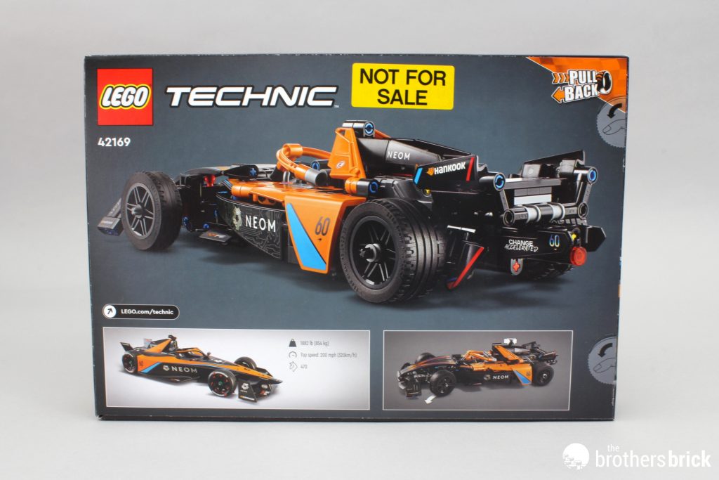 LEGO Technic 42169 NEOM McLaren Formula E Team - TBB Review - (2