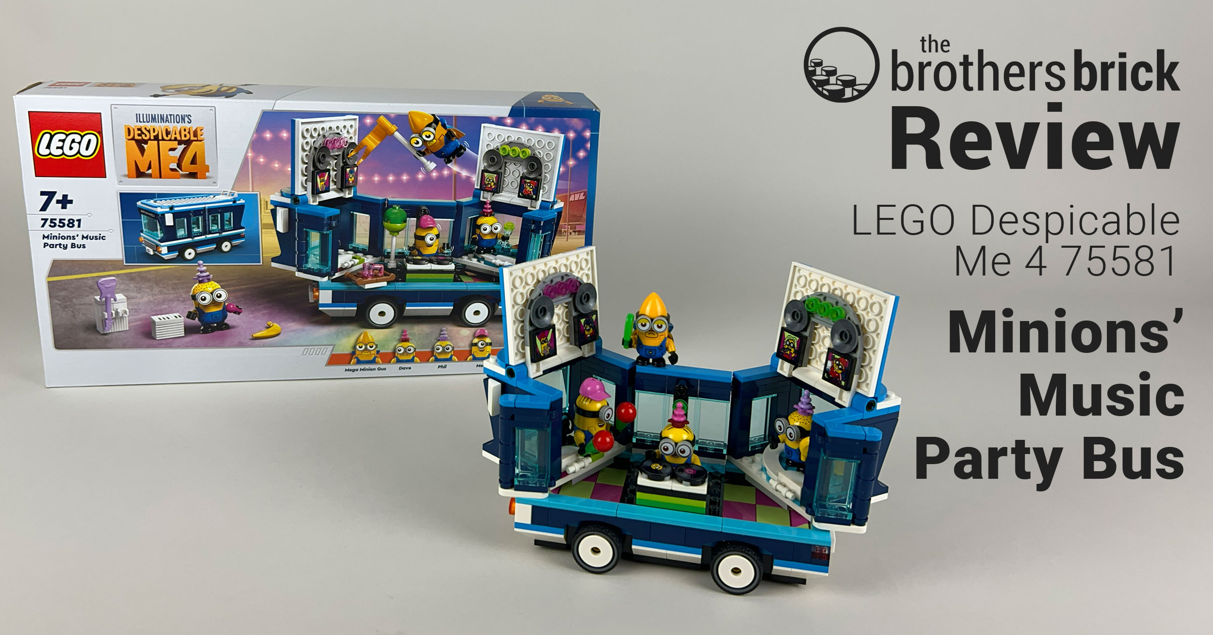 りほメロ♩ Minions' Music Party Bus 75581 | Despicable Me 4 | Buy online at