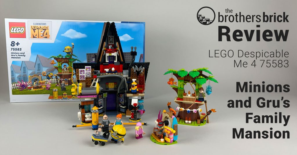 LEGO Despicable Me 4 75583 Minions and Gru's Family Mansion