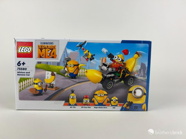 LEGO Despicable Me 4 75580 Minions and Banana Car [REVIEW] - The ...