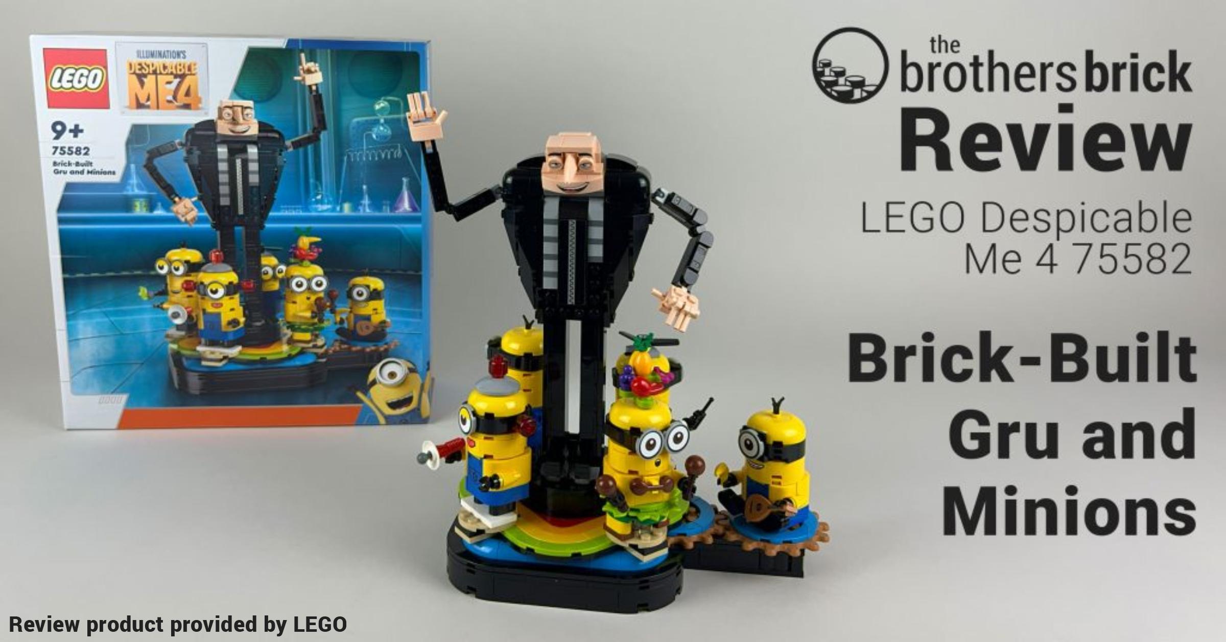 LEGO Despicable Me 4 75582 Brick-Built Gru and Minions [REVIEW