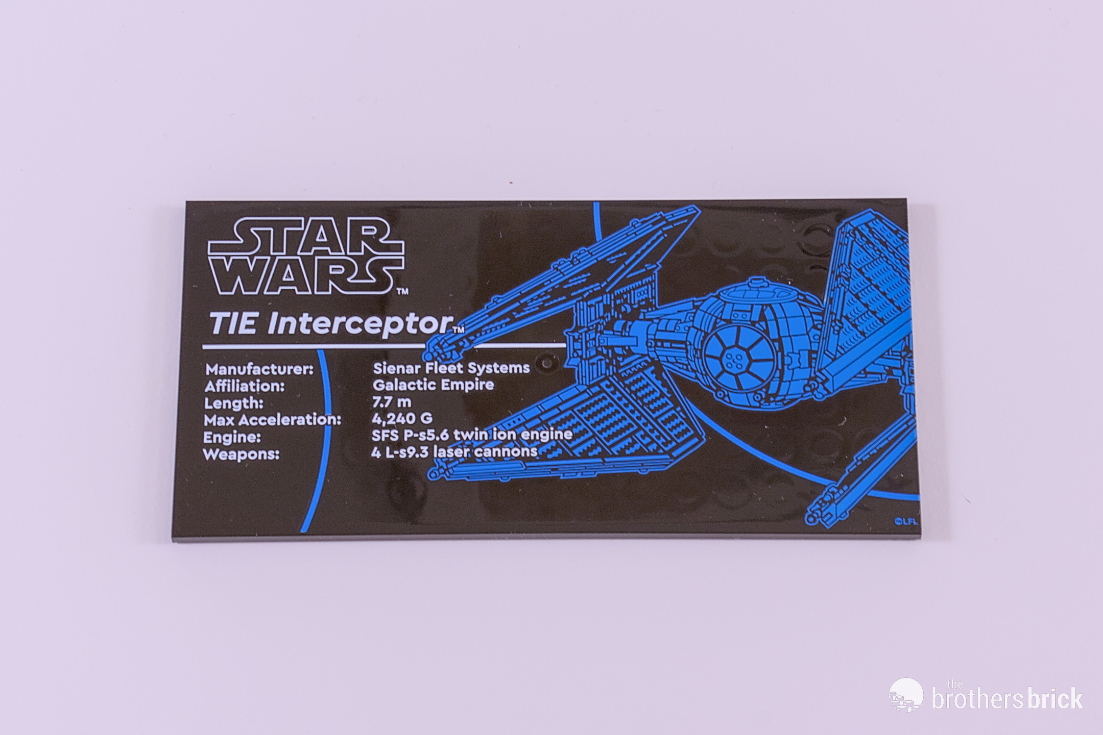 LEGO Star Wars 75382 TIE Interceptor: the Ultimate Collector