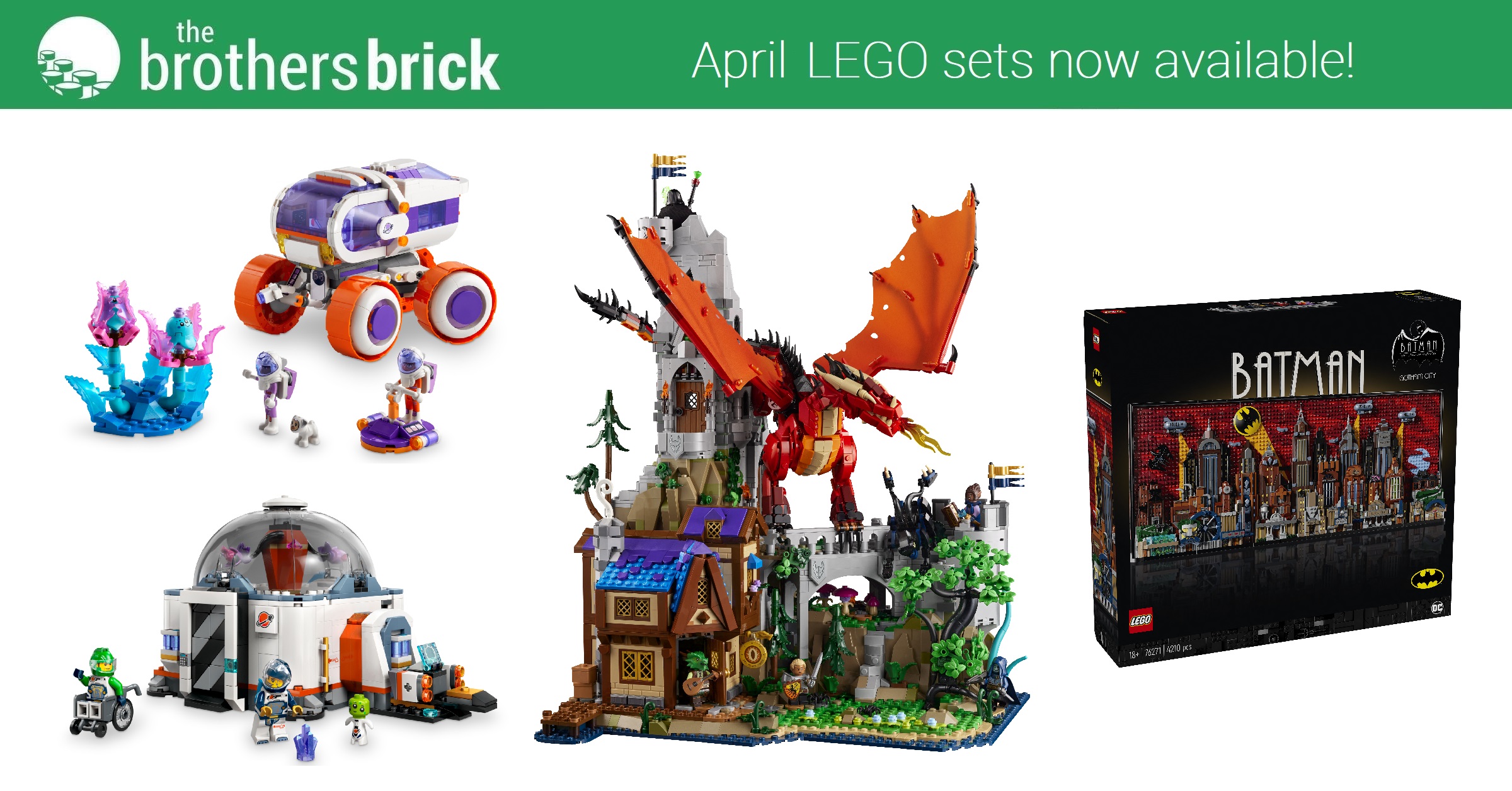 New LEGO sets for April 2024 now available for purchase [News