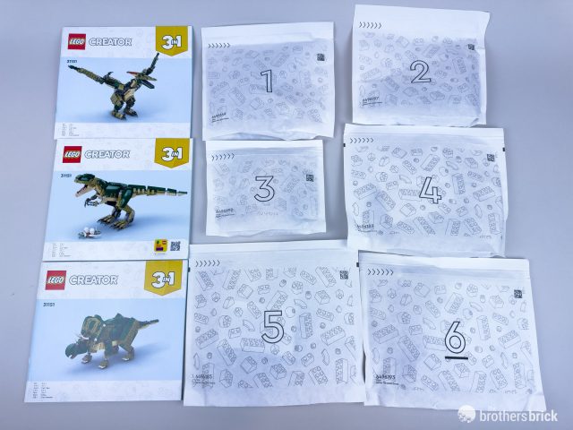 LEGO Creator 3-in-1 31151 T. rex: An apex predator outpaces the