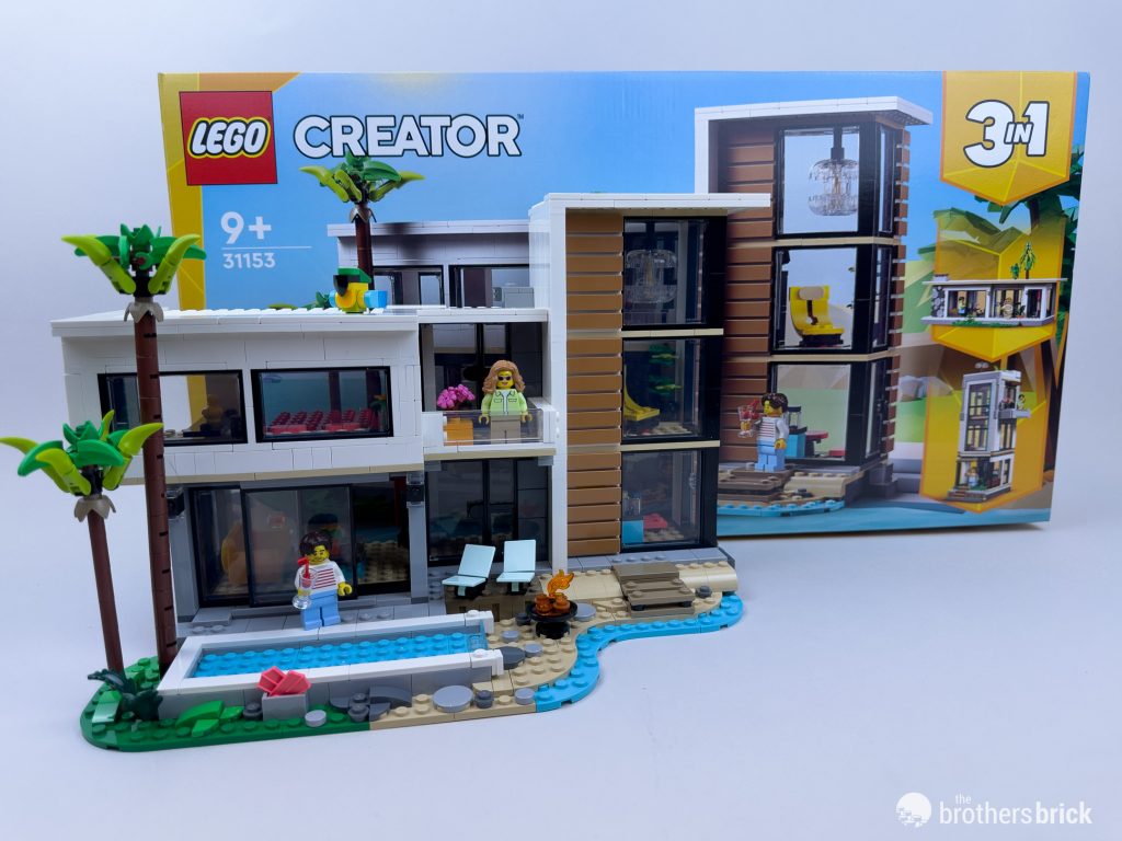 LEGO Creator 3-in-1 31153 Modern House: Posh digs for the modern