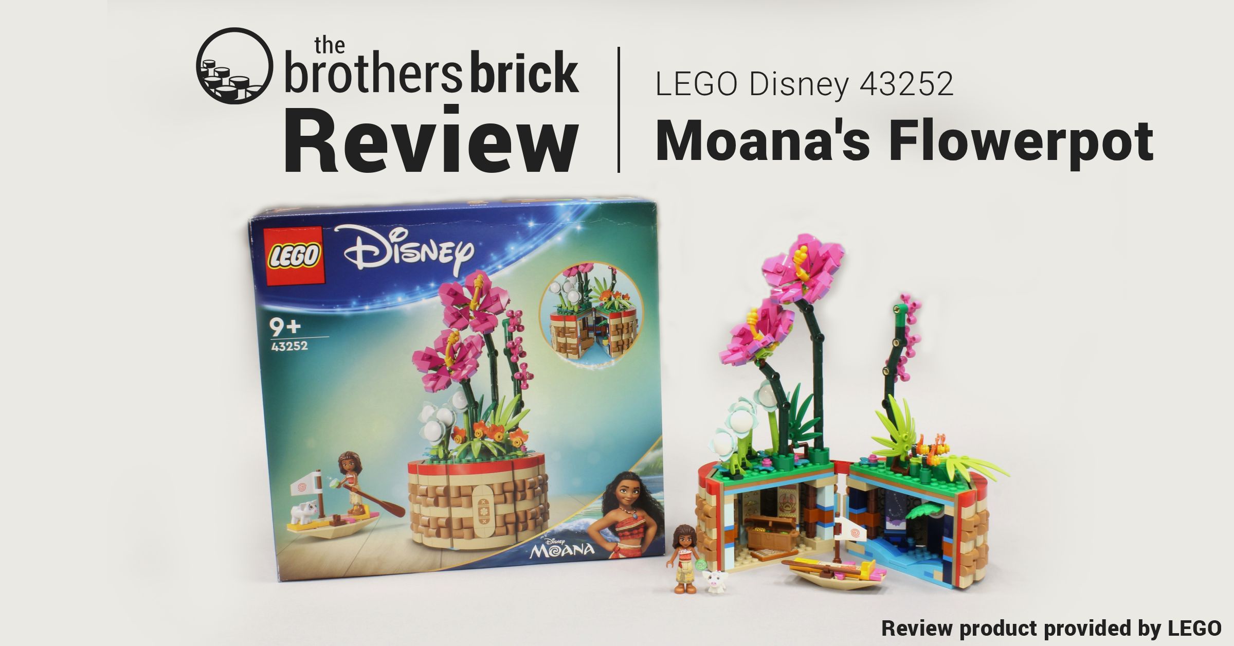 LEGO Disney 43252 Moana's Flowerpot - Botanical Collection meets
