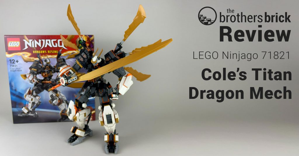 LEGO Ninjago 71821 Cole's Titan Dragon Mech - A Truly Tanky Titan