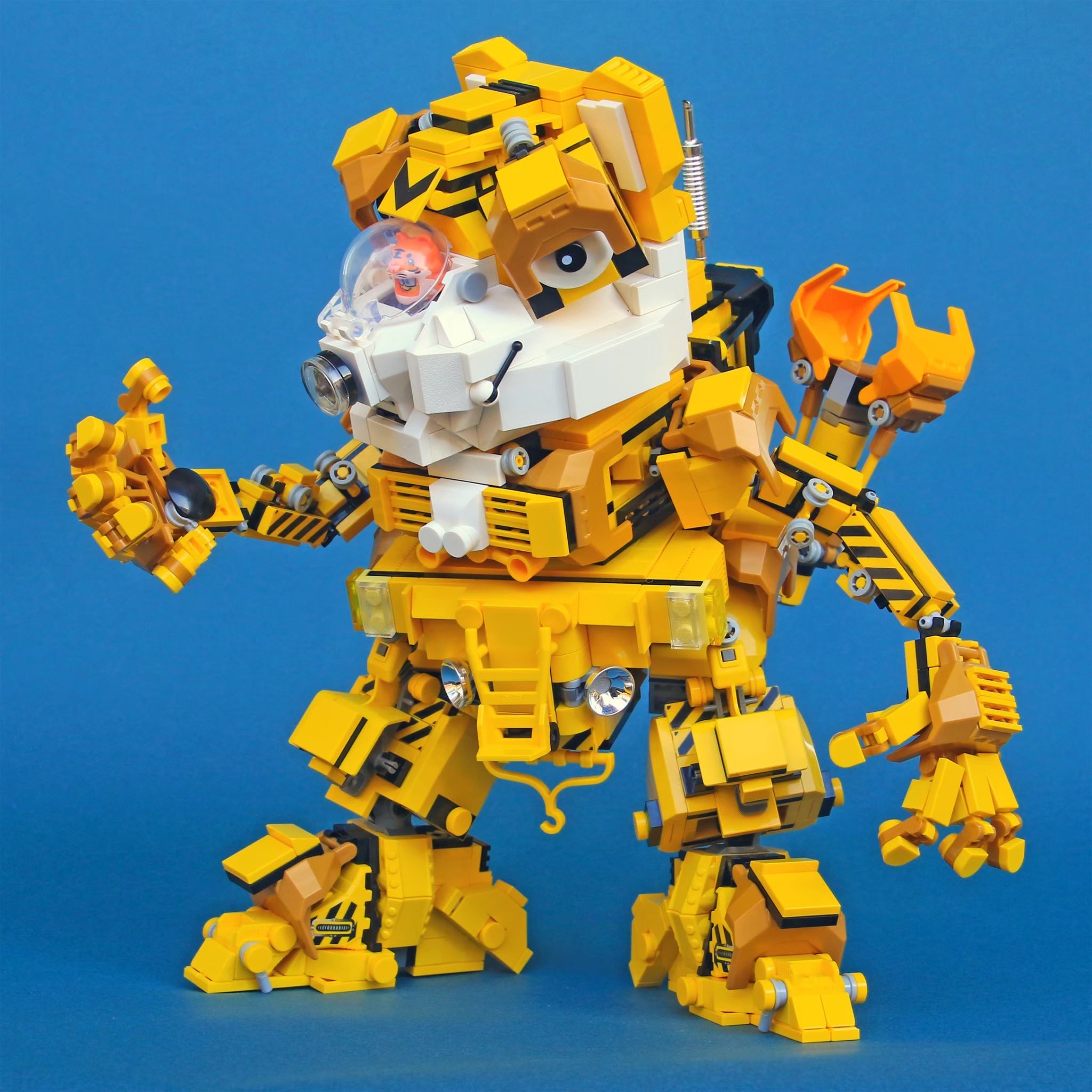Invincible Mech Proud, invincible Hanshin Tiger mech! Go, go, go! - The Brothers Brick ...