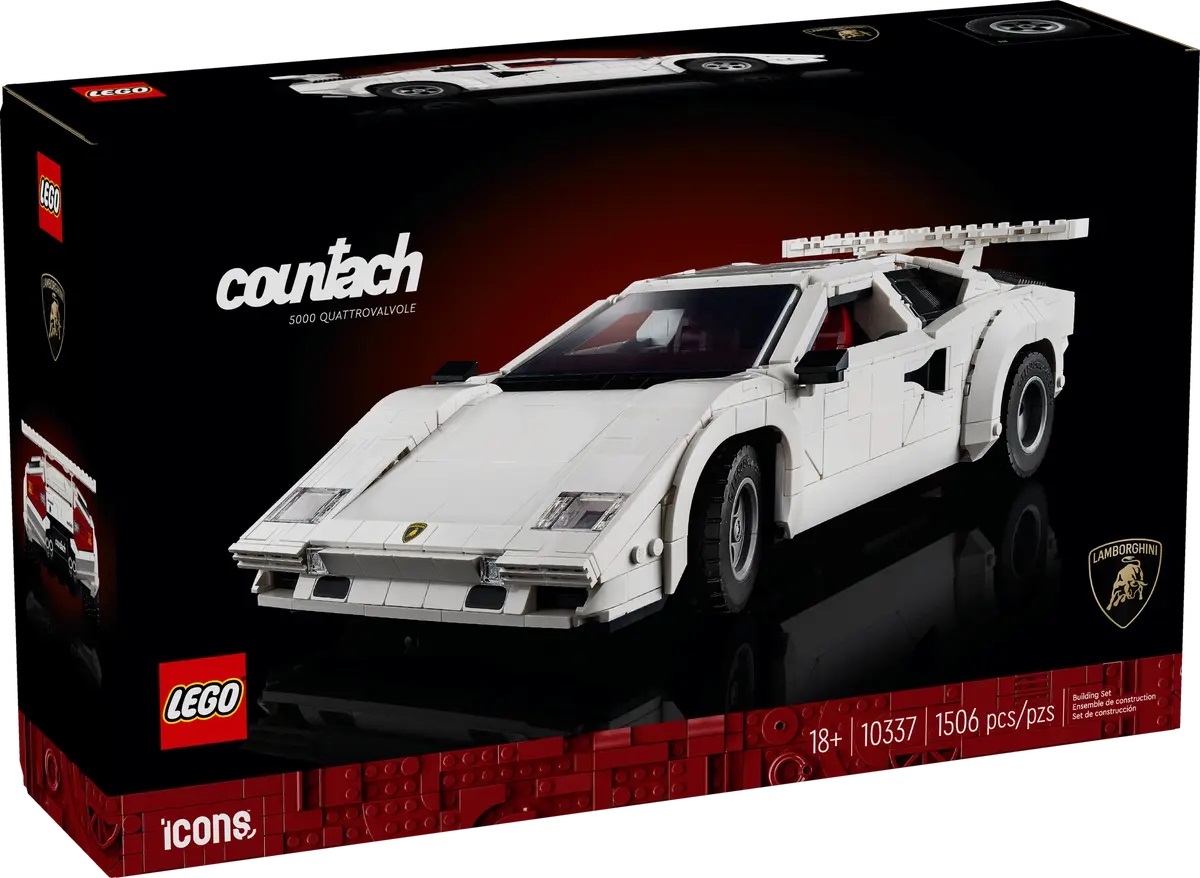 LEGO Icons 10337 Lamborghini Countach 5000 Quattrovalvole debuts