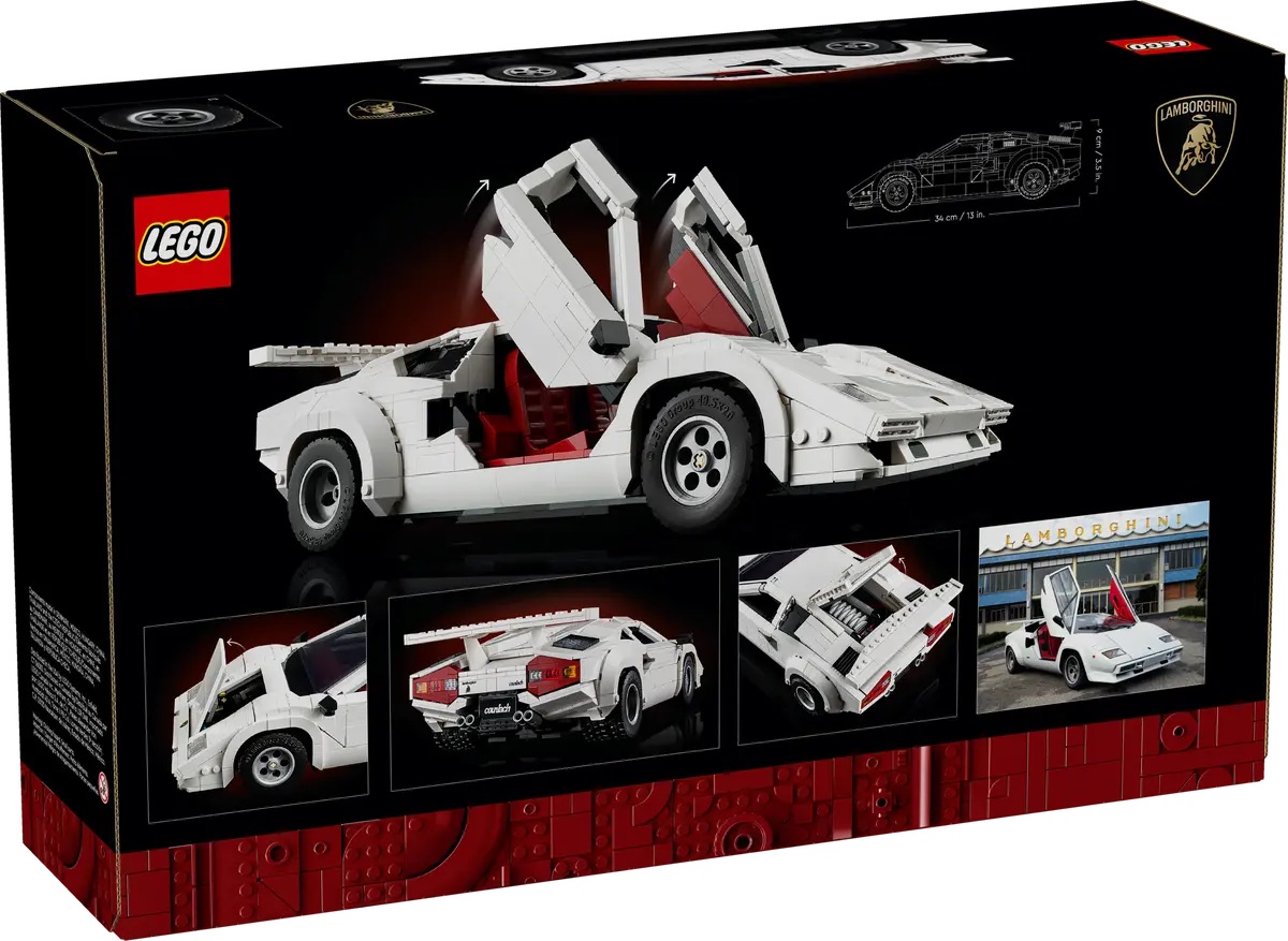LEGO Icons 10337 Lamborghini Countach 5000 Quattrovalvole debuts