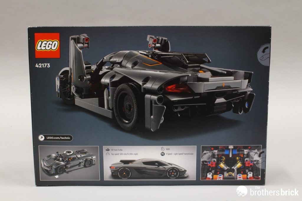 LEGO Technic 42173 Koenigsegg Jesko Absolut Grey Hypercar [Review