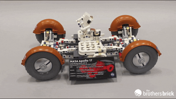 LEGO Technic 42182 NASA Apollo Lunar Roving Vehicle - LRV - A top