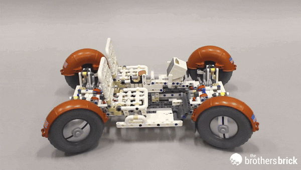 LEGO Technic 42182 NASA Apollo Lunar Roving Vehicle - LRV - A top