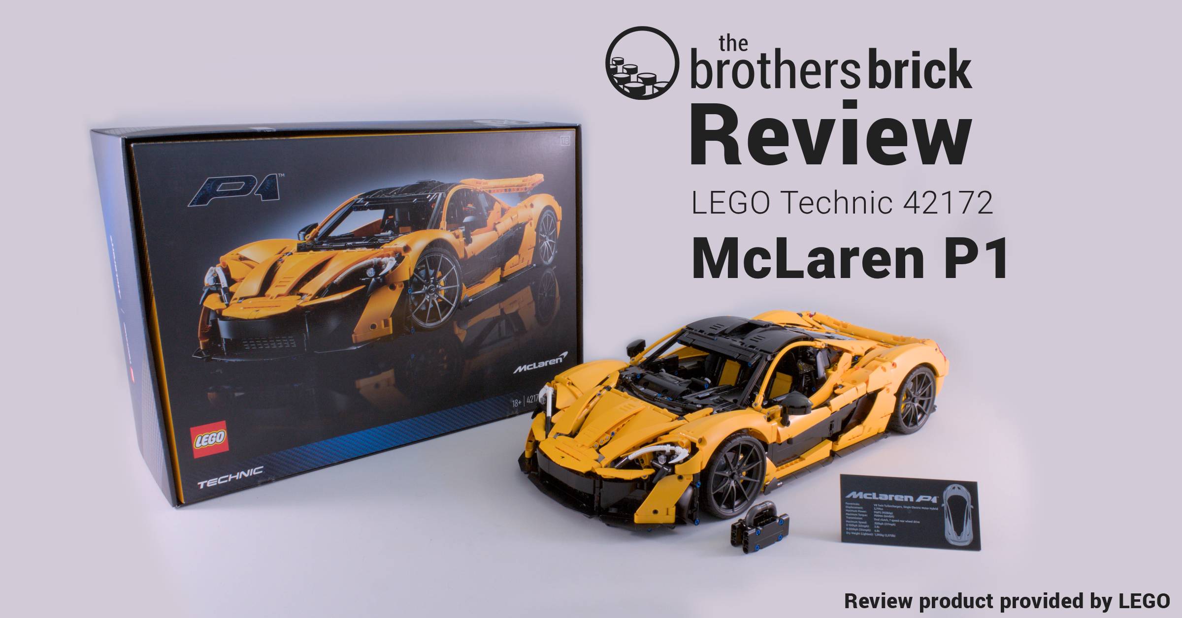 LEGO Technic 42172 McLaren P1: Does this hypercar live up to the