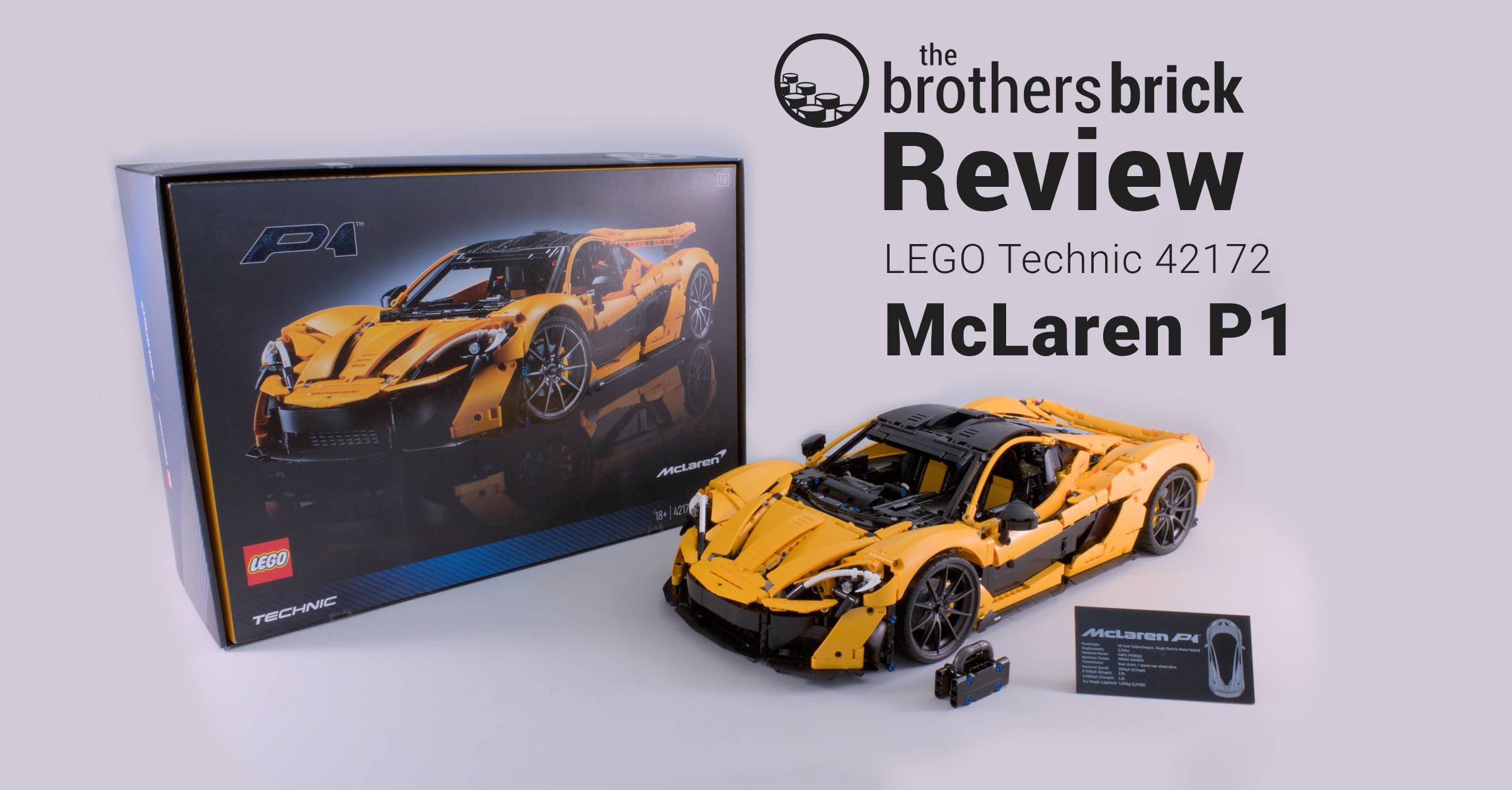 LEGO Technic 42172 McLaren P1: Does this hypercar live up to the