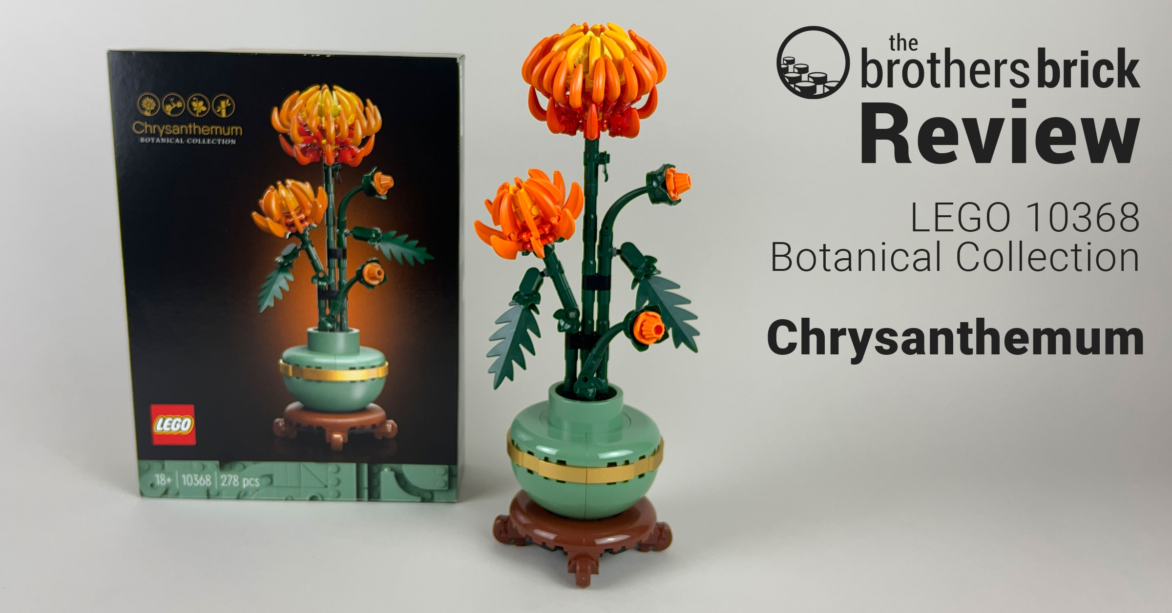 LEGO Icons Botanical Collection 10368 Chrysanthemum - more than