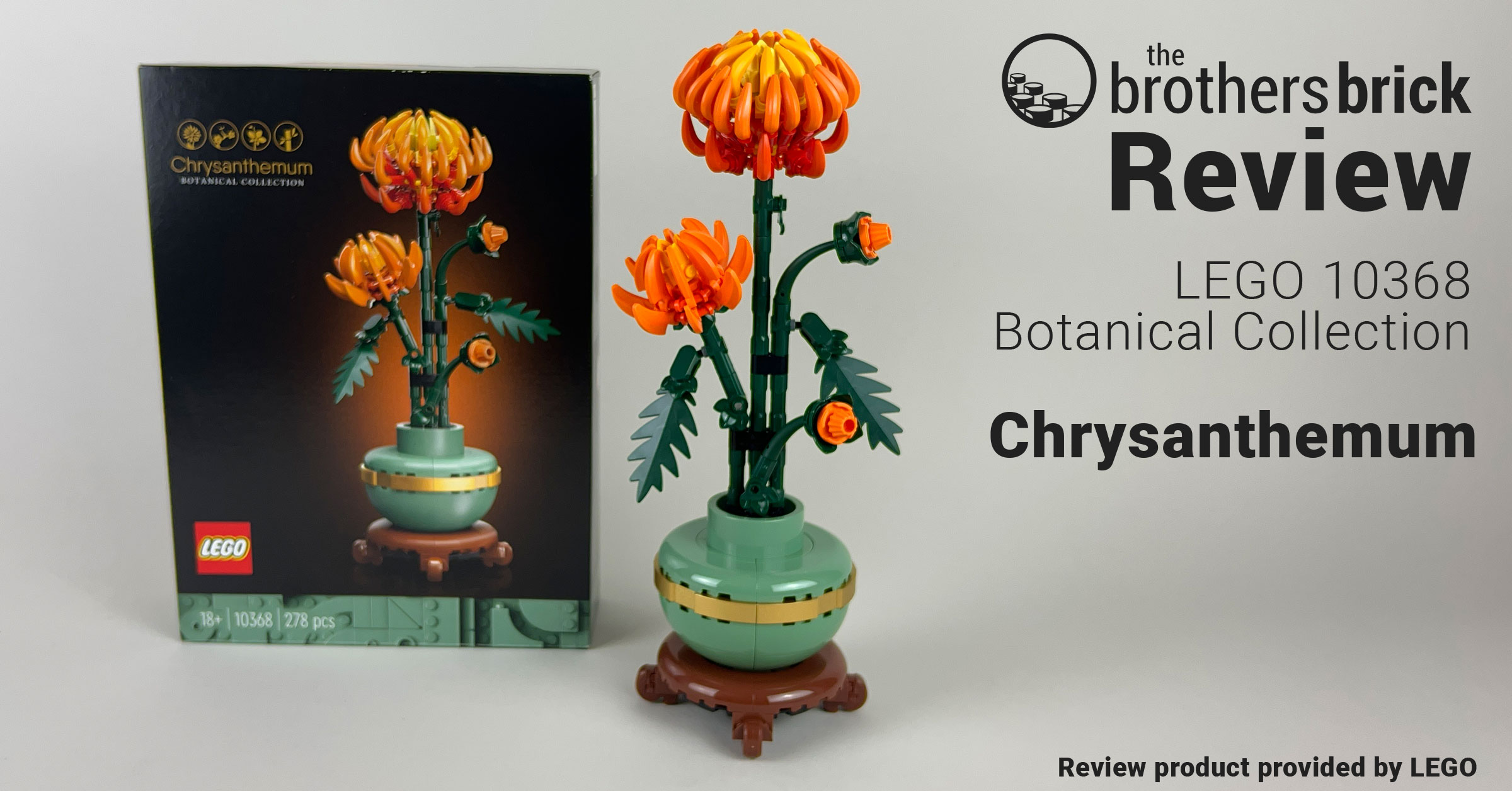 LEGO Icons Botanical Collection 10368 Chrysanthemum - more than another ...