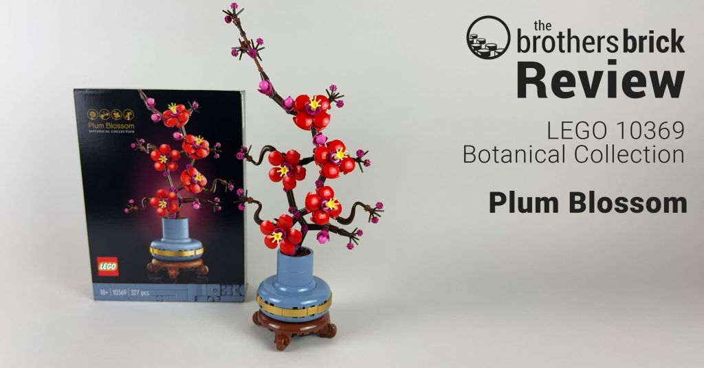 凛花 LEGO Icons Botanical Collection 10369 Plum Blossom [Review] - The