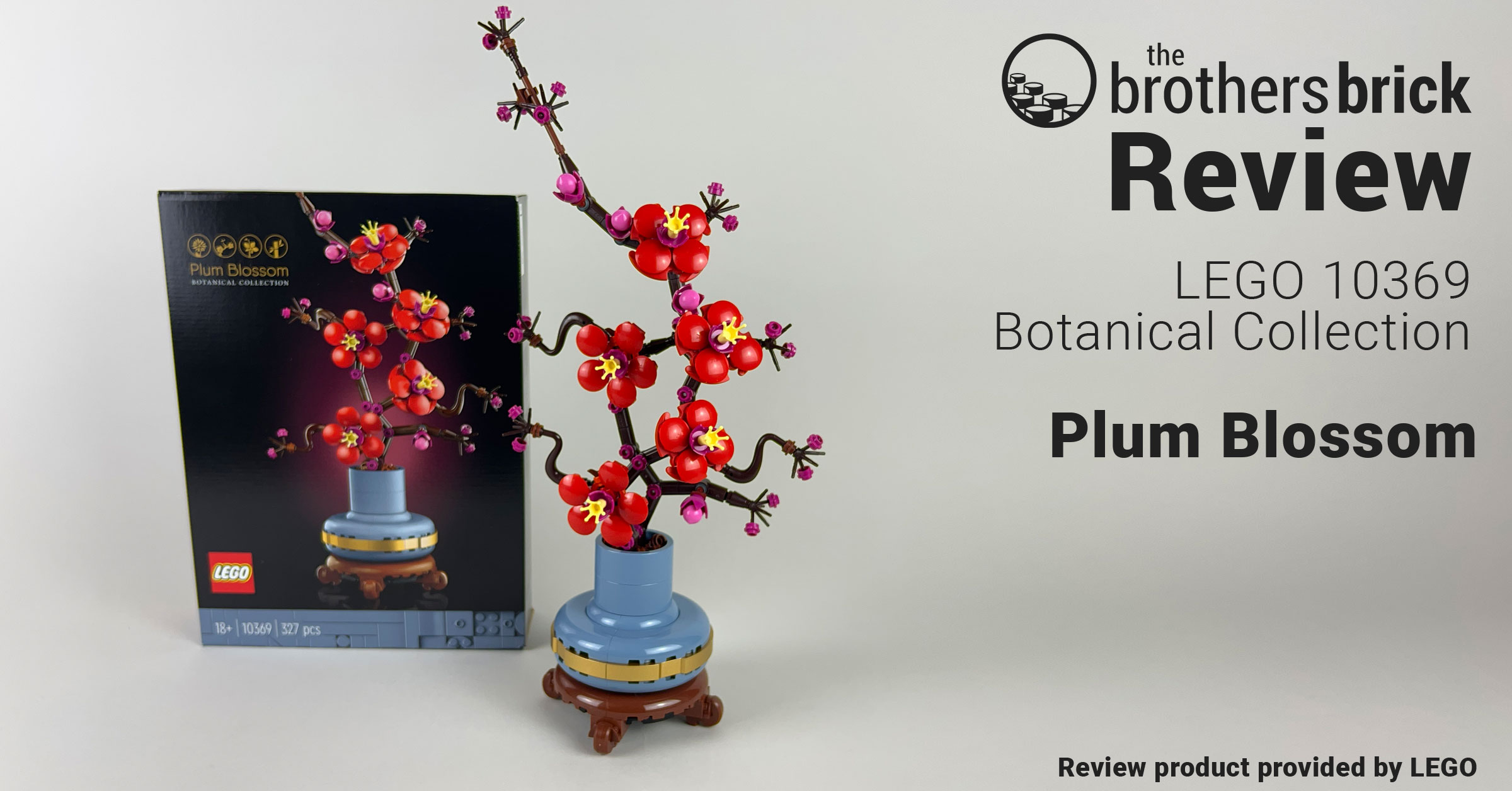 LEGO Icons Botanical Collection 10369 Plum Blossom [Review] - The
