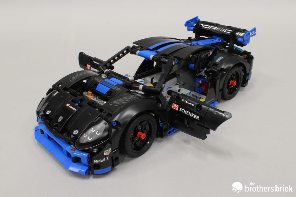 LEGO Technic 42176 Porsche GT4 e-Performance Race Car - New elements under the hood! [Review] - The Brothers Brick | The Brothers Brick