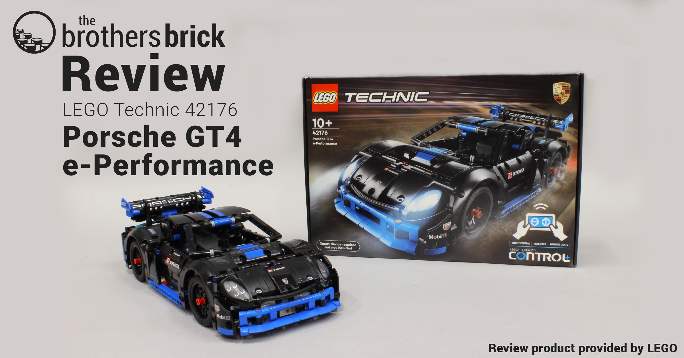 LEGO Technic 42176 Porsche GT4 e-Performance Race Car - New