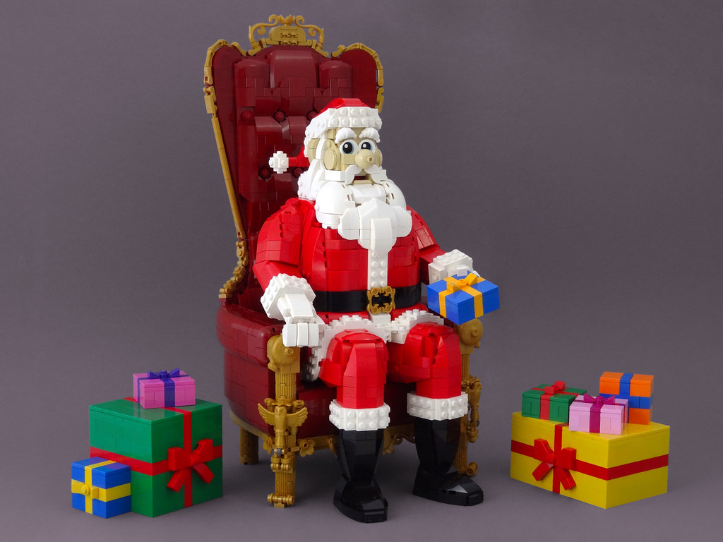 Santa Brick After a long night, Santa deserves a break! - The Brothers Brick | The ...