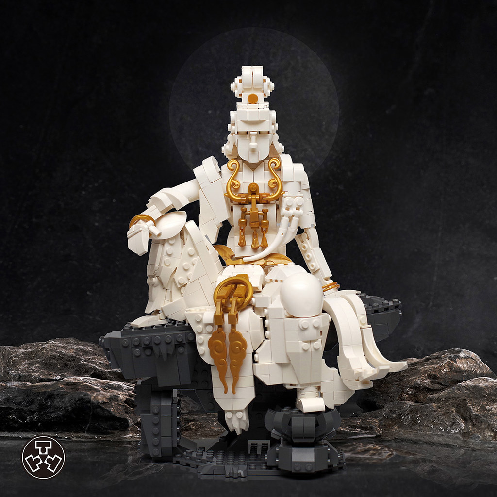 The Buddhist deity of compassion, mercy, and looking cool as a