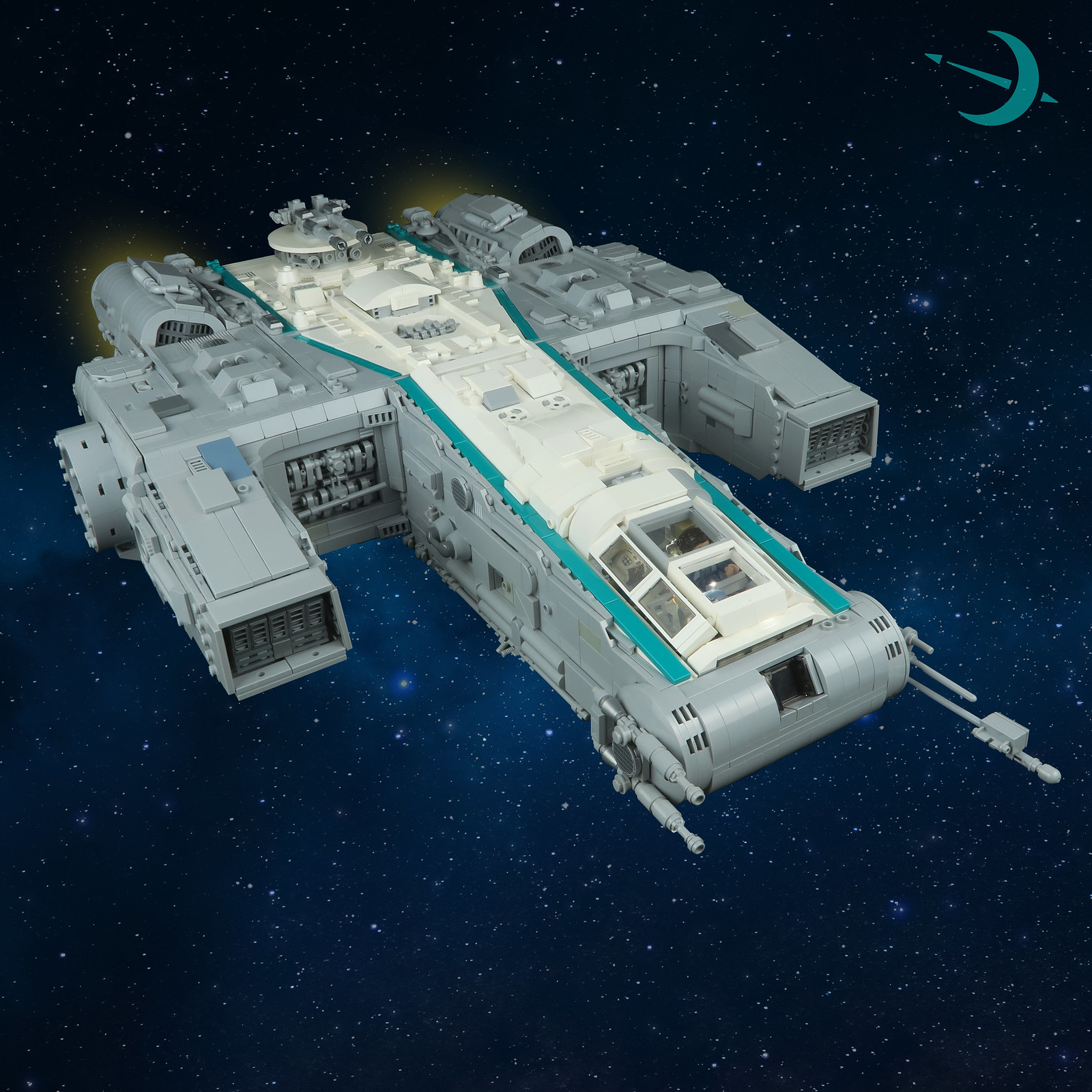 All conditions teal on this Star Wars ZH-40 Tribune-class light