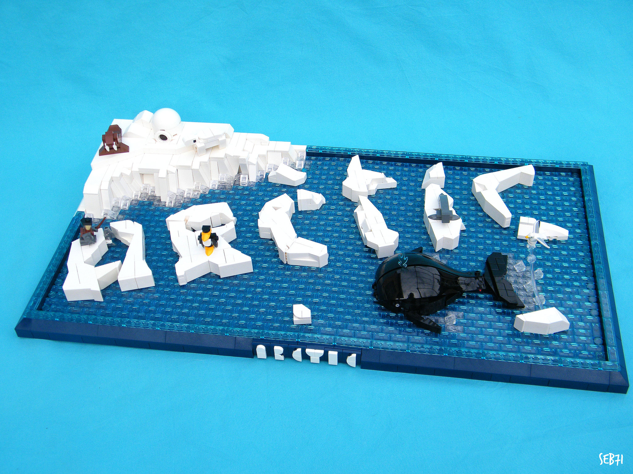 An arctic diorama full of life - The Brothers Brick | The Brothers