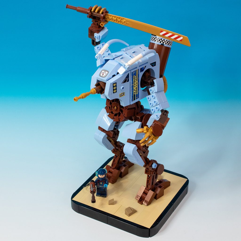 ユニークトイズ　ウォーロード　プレダキングのようなヤツ Five mechs for fighting in the wasteland - The Brothers Brick
