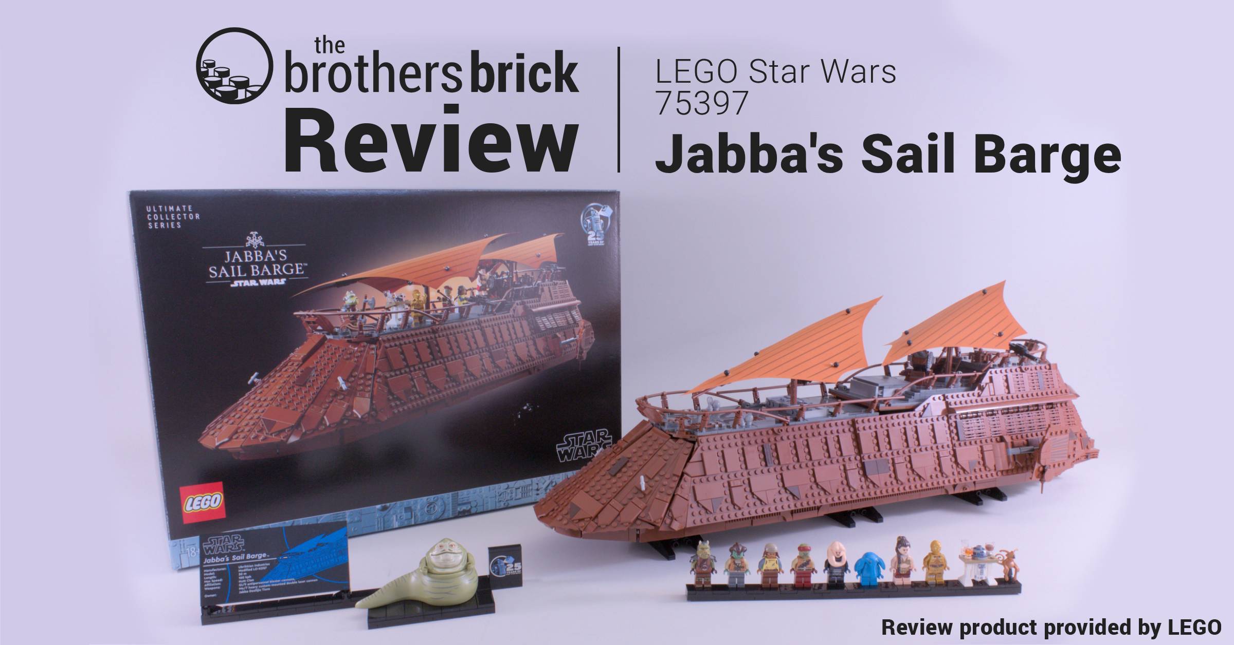 LEGO Star Wars 75397 UCS Jabba's Sail Barge: Time to set sail, or
