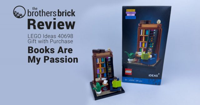 LEGO Ideas 40698 Gift with Purchase Books Are My Passion: Curl up