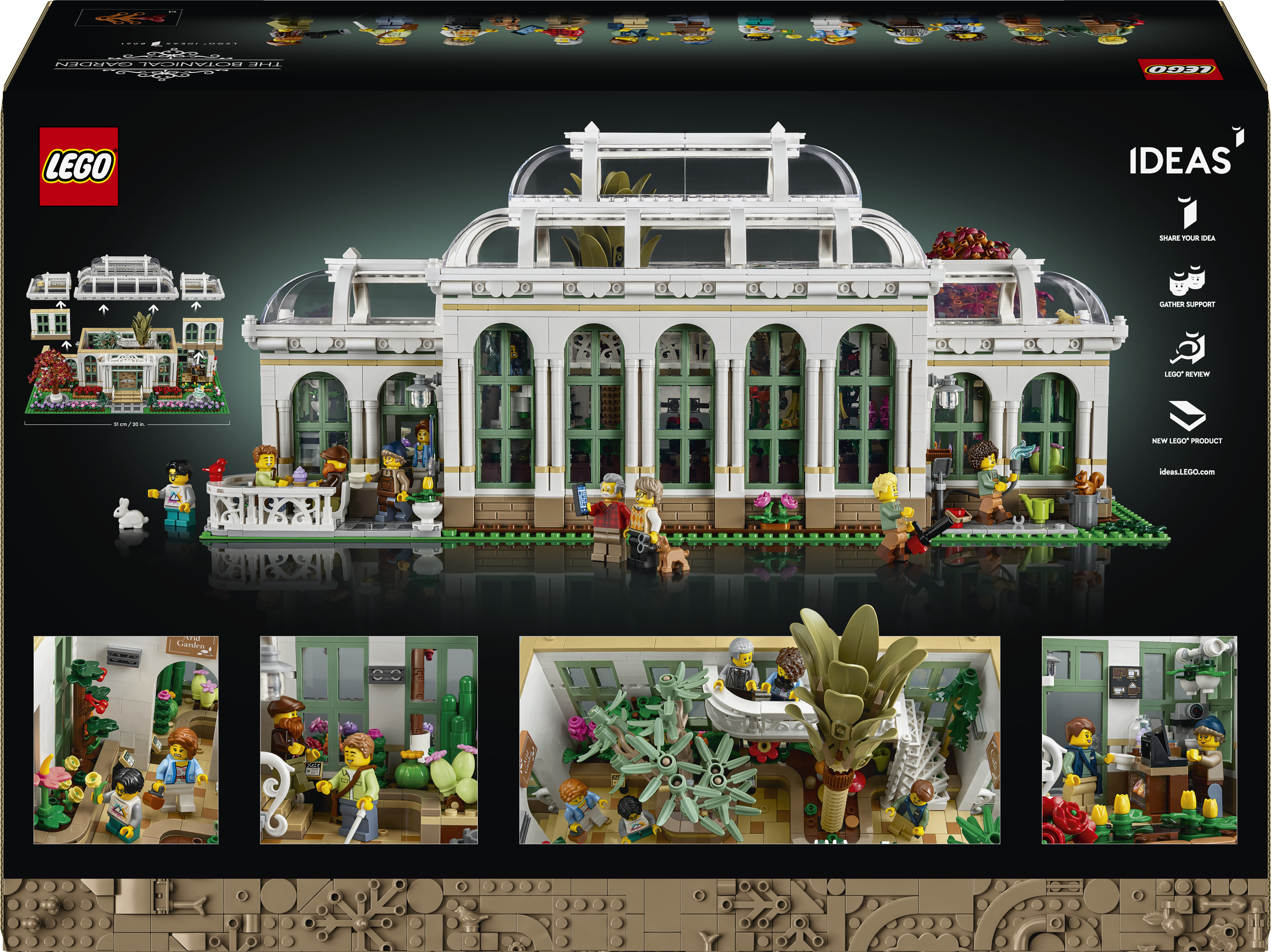 展示品 LEGO reveals 21353 The Botanical Garden as the next LEGO Ideas set
