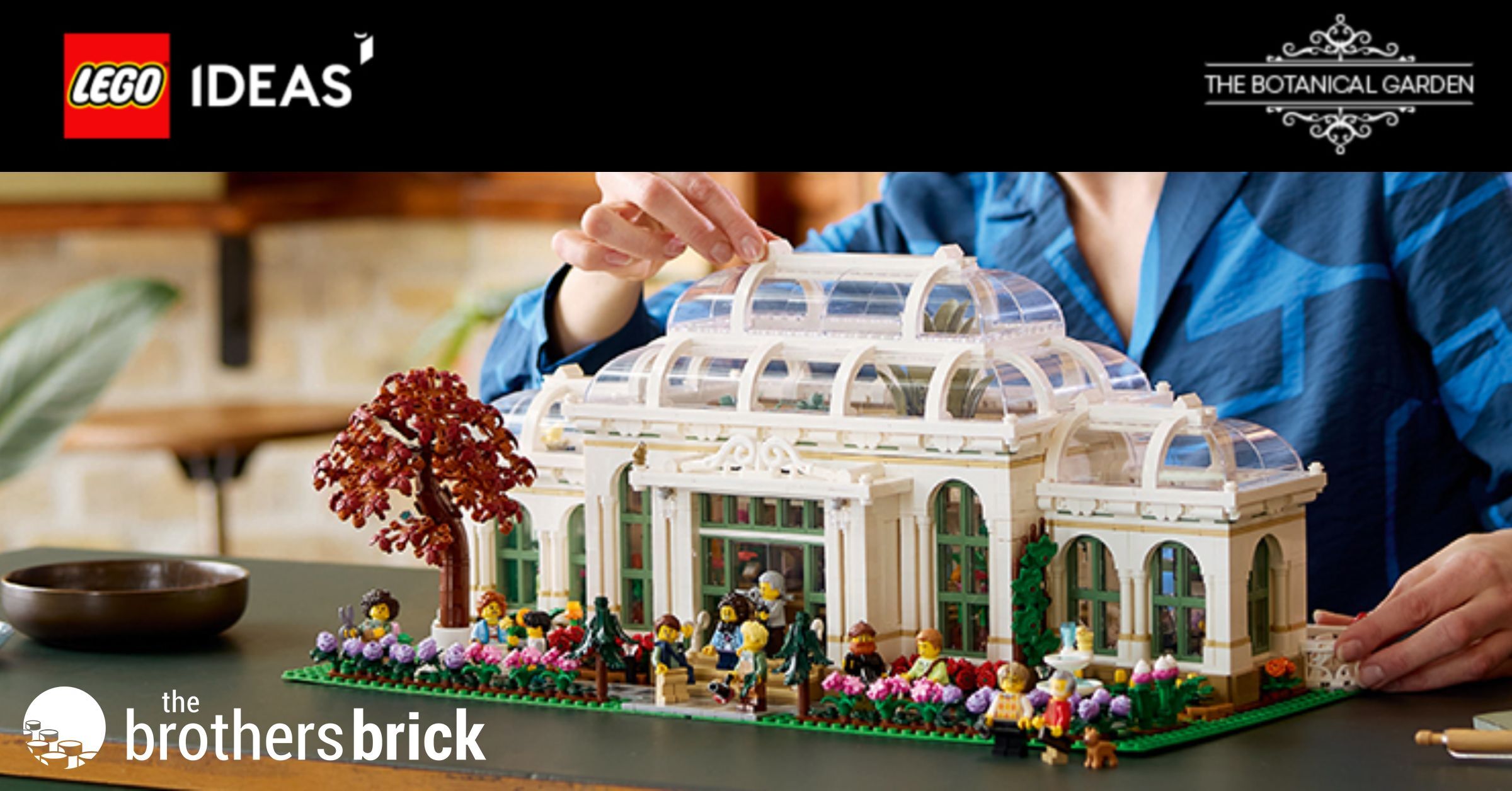 展示品 LEGO Ideas 21353: Botanical Garden & GWP revealed for November 2024!