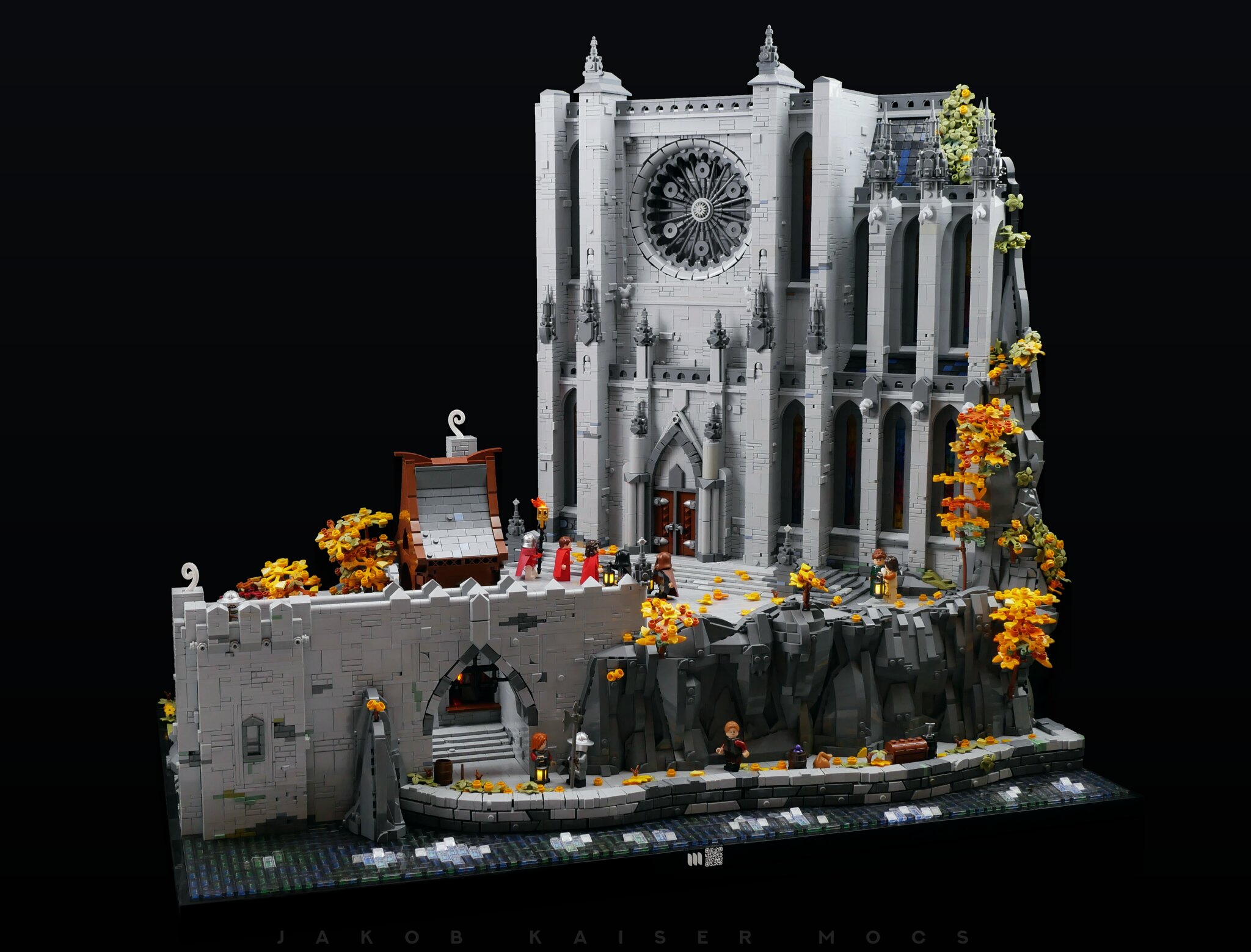 Epic LEGO Moonshade Cathedral is a midnight masterpiece - The